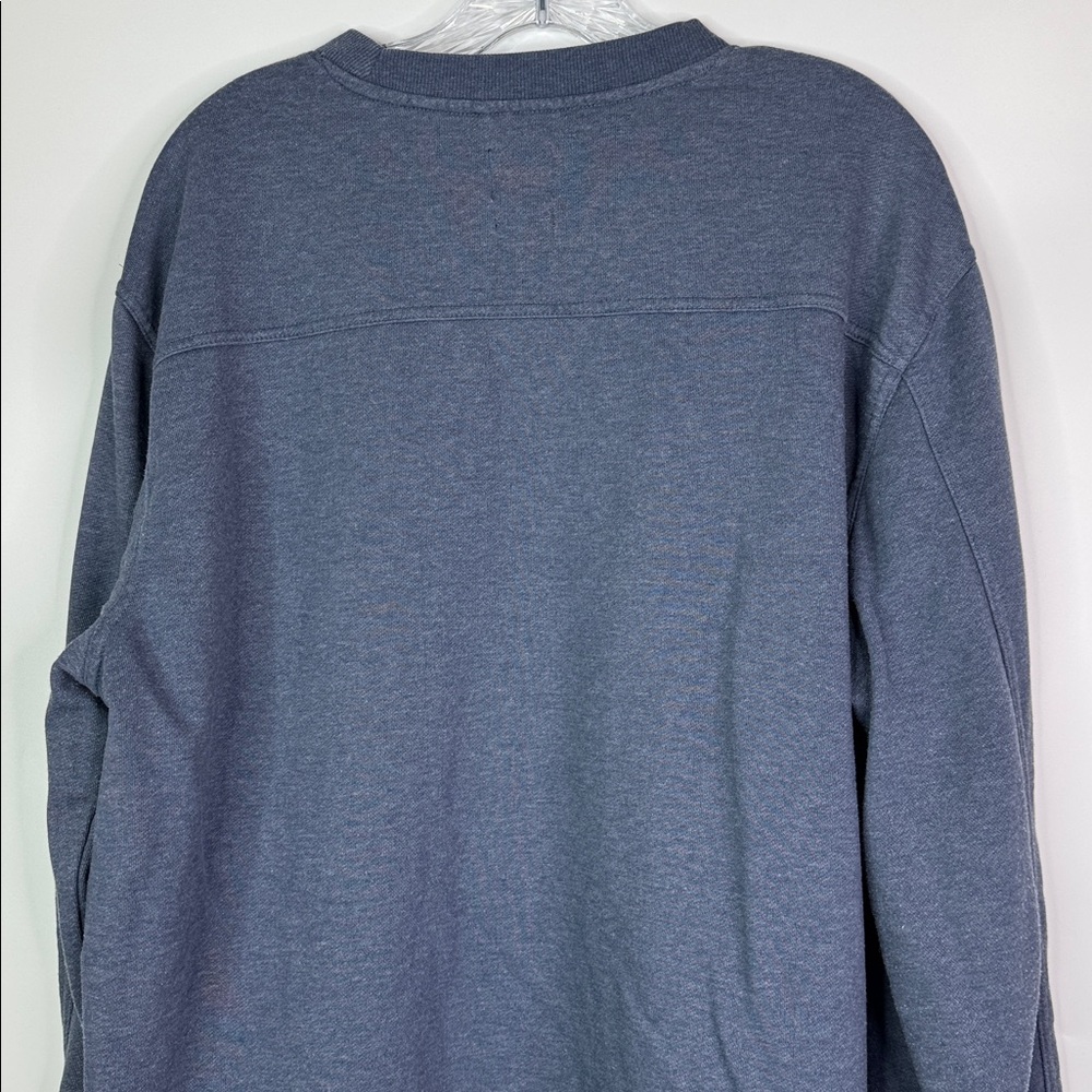 Prana Patch Pullover Crewneck Blue Sweatshirt Siz… - image 6